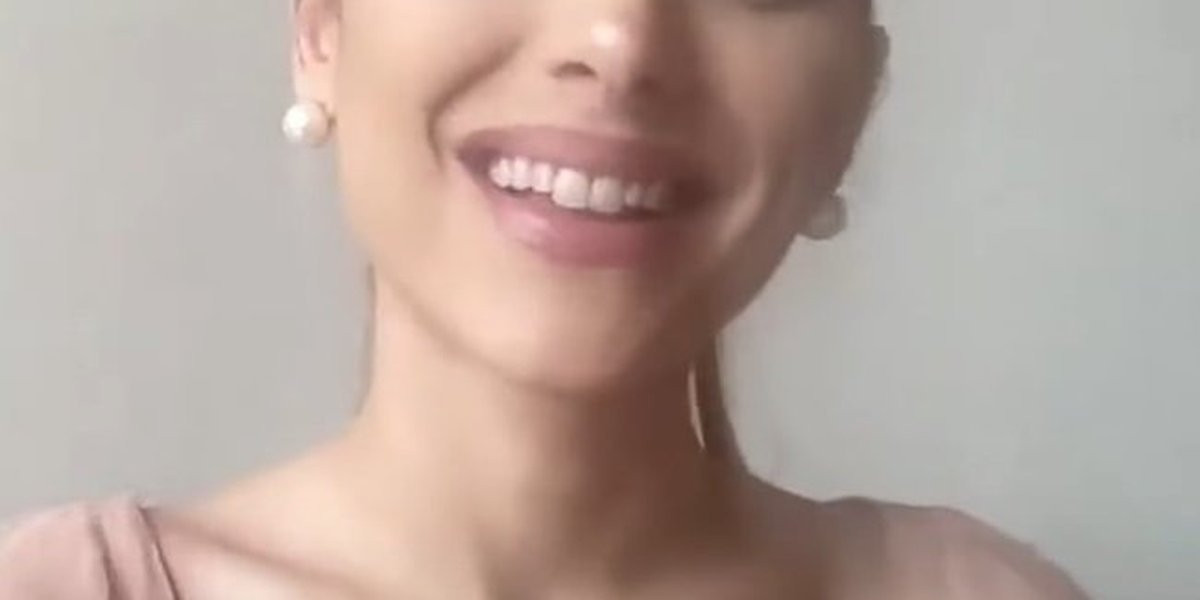 Ariana Grande discussing her role as Glinda in Wicked during a 2024 interview