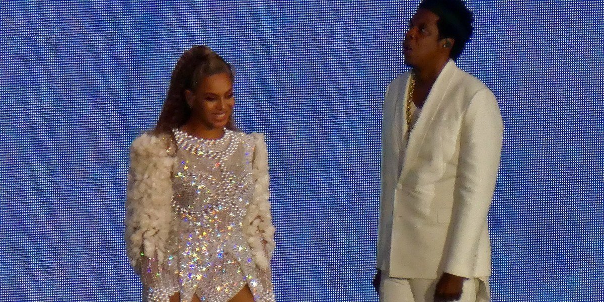 Beyoncé and Jay-Z together at a public event in 2018