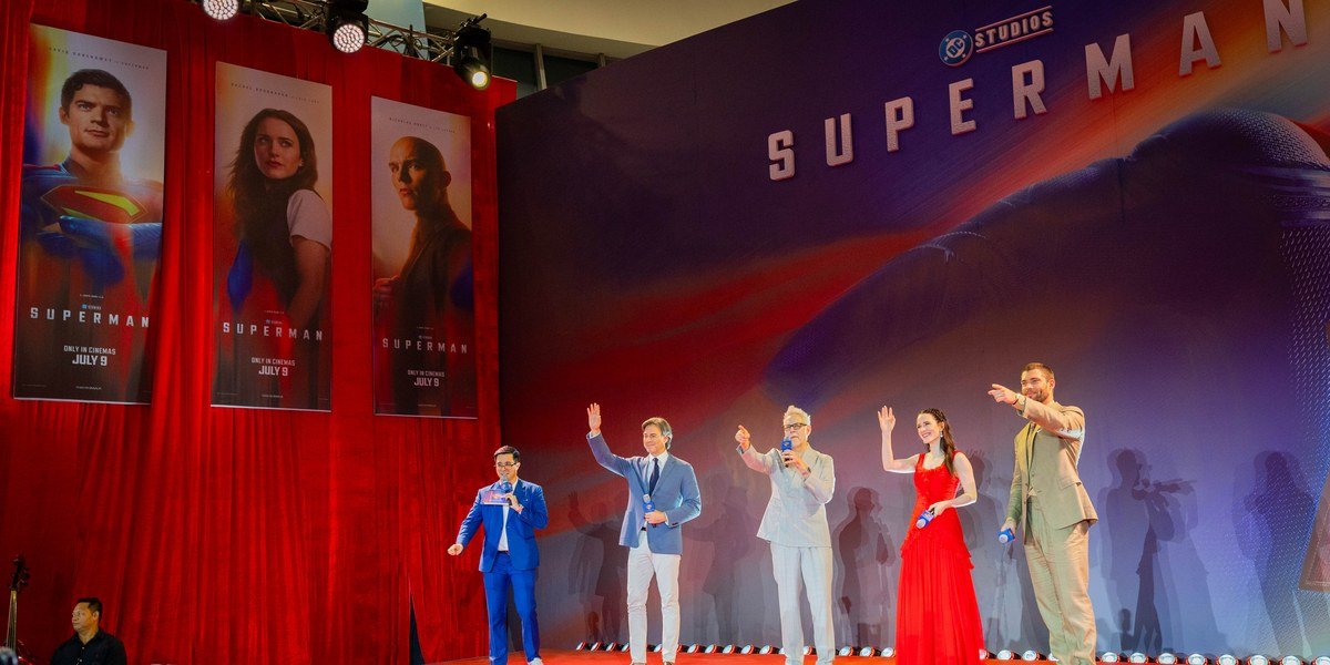 David Corenswet at the Superman red carpet in June 2025