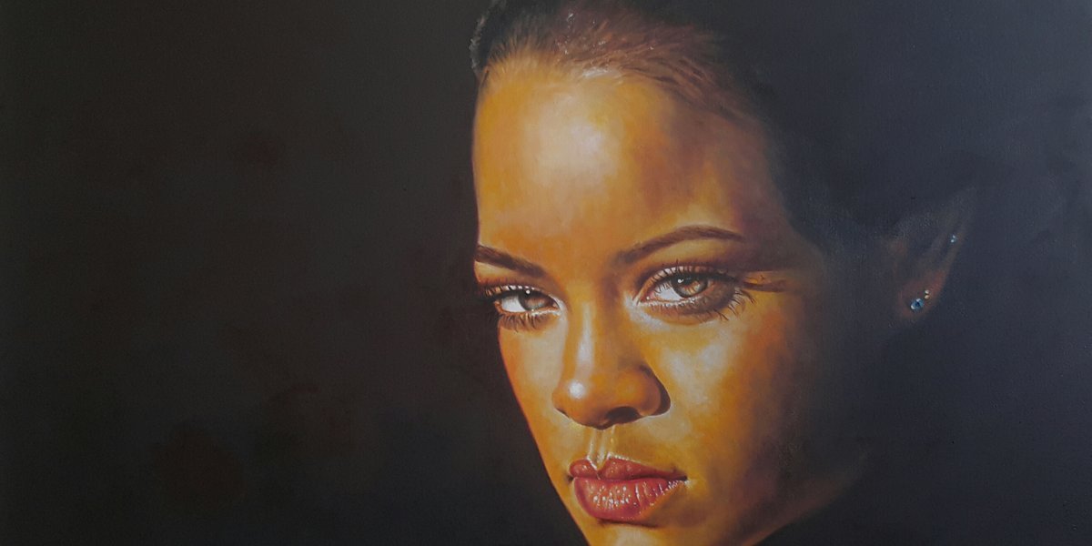 Portrait of Rihanna